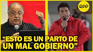 Fernando Tuesta sobre el gobierno de Pedro Castillo quotEstamos llegando a situaciones extremasquot [upl. by Faro]