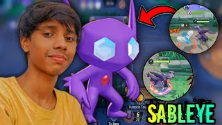 New Pokemon Sableye amp Garchom in Rank amp custom match Gameplay🤡 POKEMON UNITE 😉 [upl. by Aisila]