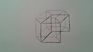 Constructing a Tesseract on a 2D Plane [upl. by Yarahs]