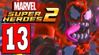 LEGO Marvel Super Heroes 2 Walkthrough Part 13 ALCHEMAX BUILDING  CARNOM BOSS [upl. by Usanis]