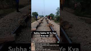 Derail Krne ki Khoshish traindiaries stupidpublic vlog accident trainaccidentnews indianrail [upl. by Drucill]