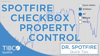 Checkbox and Radio Button Property Controls for TIBCO Spotfire [upl. by Tobit193]