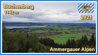 Herbstliche Wanderung auf den Buchenberg  Ammergauer Alpen 2021 [upl. by Neelrad]