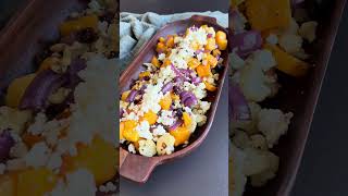 Roasted Butternut Squash Cauliflower and Red Onion [upl. by Aihcropal]