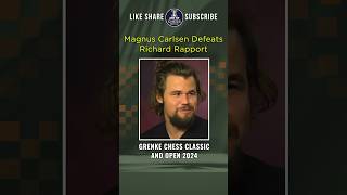 GRENKE Chess Classic and Open 2024  Magnus Carlsen Defeats Richard Rapport [upl. by Kam78]