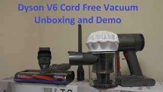 Dyson V6 Cord Free Cordless Vacuum Cleaner [upl. by Elatsyrk228]