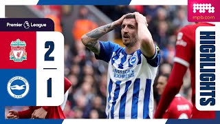 PL Highlights Liverpool 2 Brighton 1 [upl. by Llemej]