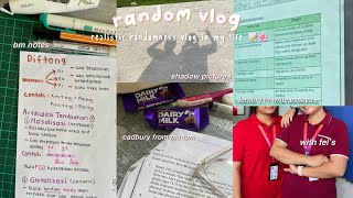 RANDOM VLOG  study vlog for a week my life in a week notes with me randomly clips ⋆𐙚₊˚⊹♡ [upl. by Amorete]