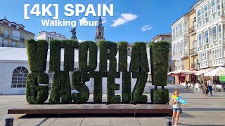 Exploring Vitoria Gasteiz in 4K  Ultimate Walking Tour Experience [upl. by Drarehs529]