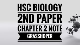 HSC BIOLOGY 2ND PAPER CHAPTER 2 NOTE [upl. by Zoba]