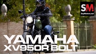 Prueba Yamaha XV950R Bolt 2014 [upl. by Streetman]