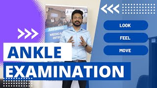 ANKLE EXAMINATION OSCE VIDEO ASPIRE ACADEMY [upl. by Dragon127]