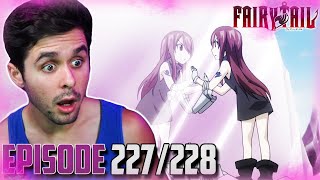 quotWHAT IS ACTUALLY GOING ONquot Fairy Tail Ep227228 Live Reaction [upl. by Yerahcaz]