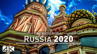 【4K】Drone Footage  A journey through RUSSIA  Largest Country of Earth 2019  Cinematic Aerial Film [upl. by Bazar]