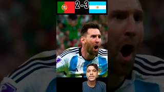 Portugal VS Argentina Imaginary World Cup Final Highlights  Battle OF GOATS  ronaldo vs messi😱😱 [upl. by Ellierim]