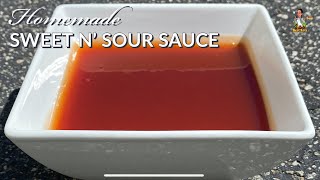 Homemade Sweet and Sour Sauce Recipe  How To Make Sweet N Sour Sauce [upl. by Sivatnod]