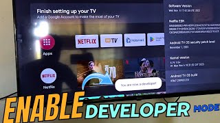 How to Enable Developer Mode on Android Tv [upl. by Notgnilra]