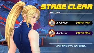 EX Sarah Solo Time Attack  King of Fighters All Stars [upl. by Oralee]