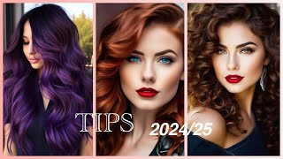 NUEVOS TIPS DE MODA EN CORTES Y TINTES DE CABELLO 202425 [upl. by Loy]