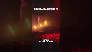 ICONIC RAMPAGE MOMENT  BTSM 2023 [upl. by Dash296]