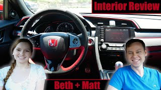 2020 Honda Civic Type R Interior Review Beth  Matt [upl. by Trilbi]