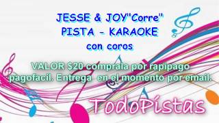 Corre  Jesse amp Joy  Pista Karaoke  todopistas [upl. by Neliac408]