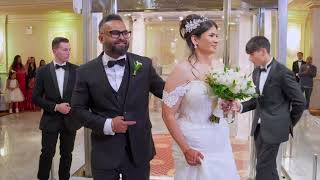 Shabana amp Sarwans Wedding Reception Highlight Reel at The Villa Barone Manor Bronx NY [upl. by Lawler602]