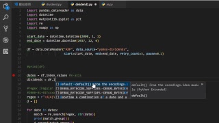 VS code筆記5如何快速抓到20年歷史配息資料  使用python的pandasdataReader [upl. by Enaira]
