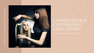 Texas Cosmetology Continuing EducationTDLR Cosmetology Instructor Class [upl. by Dragde]