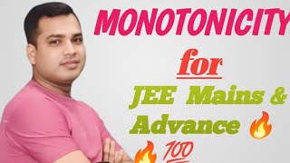 MONOTONICITY for JEE MAINS amp ADVANCEBITSATCOMEDKNDAVITKIITIPUCUSAT  AOD [upl. by Maggy156]