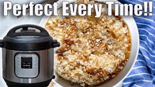 Instant Pot Steel Cut Oats CREAMY TENDER amp FAST [upl. by Trixie]