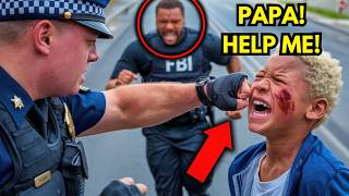 Police Officer Punches Black Kid with Steel Knuckles—Not Knowing His Father Is an FBI Agent [upl. by O'Connell]