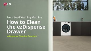 LG Washer  How to Clean the ezDispenseauto dosing Drawer  LG [upl. by Gnauq]