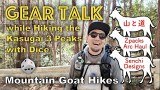 Gear Talk during Dices Leg Rehab Hiking Part 3 里山を歩きながらギアトーク。Zpacks Arc Haul Senchi Alpha 60 山と道 [upl. by Nuahsak]