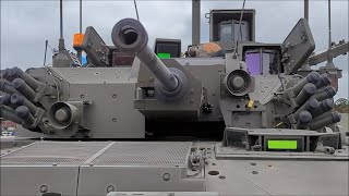 Ajax British Army Tracked Armoured Vehicle close up at TANKFEST 2024 [upl. by Meadows]