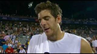 Montreal 2009 Saturday Interview Del Potro [upl. by Munmro]