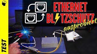 Ethernet Blitzschutz  Überspannungsableiter  was bringt´s [upl. by Lilah]