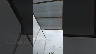 polycarbonate sheet shed 7×47 polycarbonatesheet polycarbonate sheddesign [upl. by Held616]