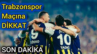 Trabzonspor maçı öncesi sarı kartlara dikkat [upl. by Eleets558]