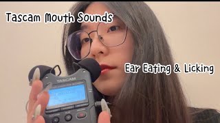 ASMR  New Mic Tascam Intense Mouth Sounds [upl. by Madanhoj517]