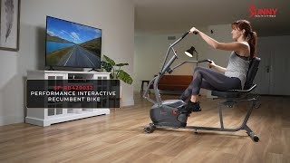 Performance Interactive Recumbent Bike  SFRB420032 [upl. by Maze996]