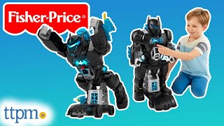 NEW Imaginext DC Super Friends BatTech Batbot from FisherPrice Review [upl. by Rollet]