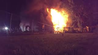 Harrisburg City PA House Fire rearview [upl. by Mercuri370]