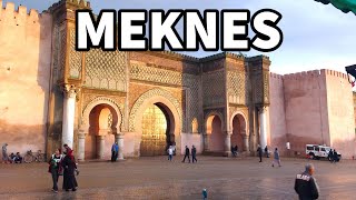 A Tour of MEKNES  The Former Capital of Morocco [upl. by Wiebmer]