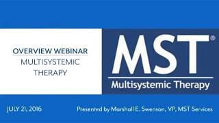 Introduction to Multisystemic Therapy Webinar [upl. by Weir]