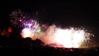 New years Eve celebrations 2019 in Circus Maximus Rome Italy [upl. by Erek]