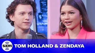 Tom Holland and Zendaya on the quotRidiculousquot Stereotypes About Their Height Difference  SiriusXM [upl. by Dareg]