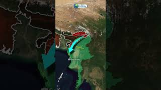 North East India  North Eastern States  Seven Sisters  Through Map Animation Geography [upl. by Nillek237]