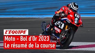 Moto  Bol dOr 2023  Un trio français sacré avec Suzuki  le résumé de la course [upl. by Ardnalak]