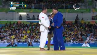 Judo  Azerbaijan v Uzbekistan  Mens 100 kg Quarterfinal  Rio 2016 Paralympic Games [upl. by Shawnee]